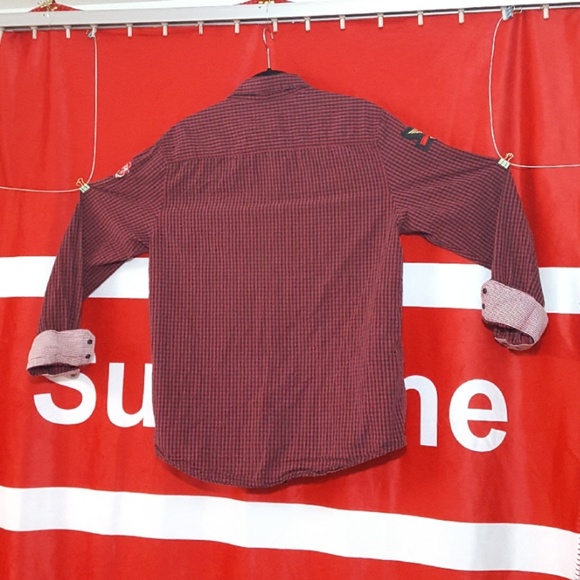 *SOLD*Rolling Paper Long Sleeve Button Shirt - Picture 8 of 8